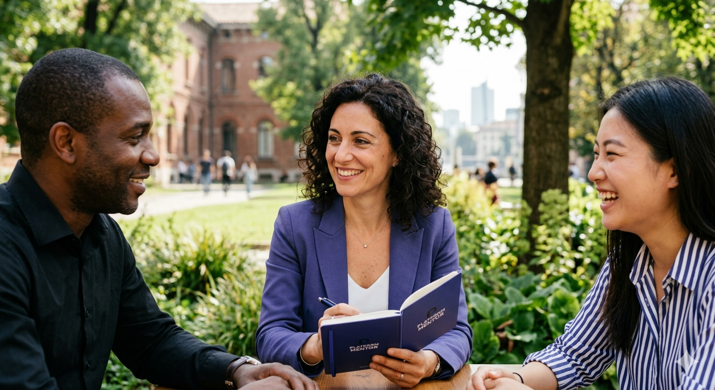 Mentor in video call